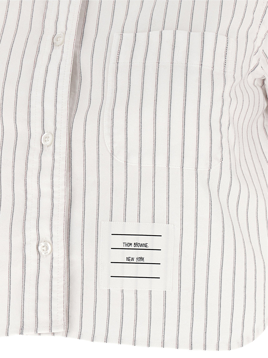 Thom Browne White Cotton Blouse
