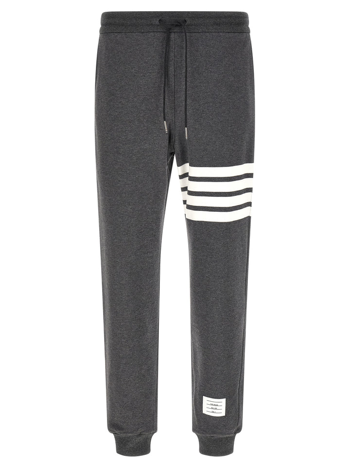 Thom Browne Gray Cotton Joggers (Workout Pants)