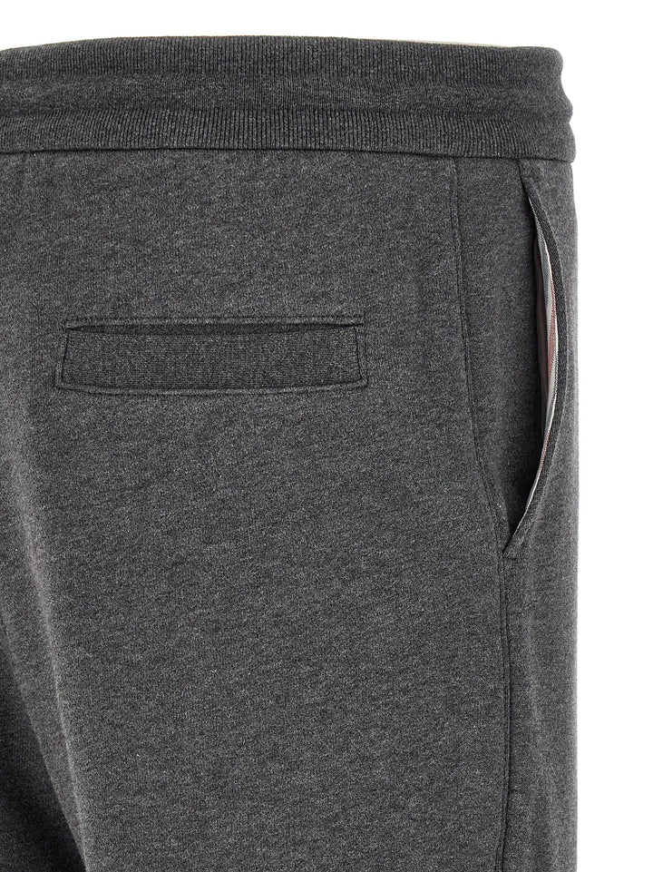 Thom Browne Gray Cotton Joggers (Workout Pants)
