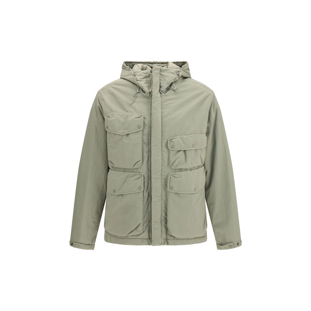 Men’s C.p. Company Gray Polyamide Full-length Jacket