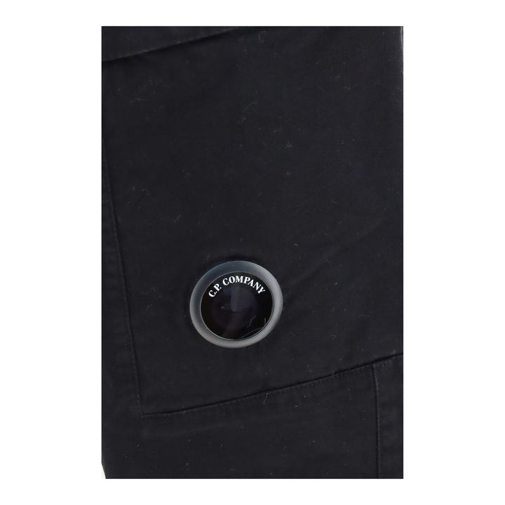 C.P. Company Black Cotton Cargo Pants