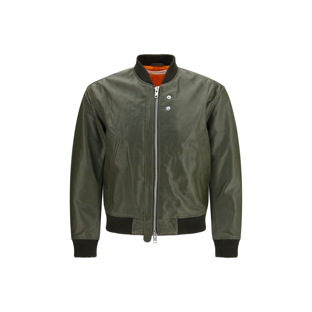 Men’s Sunflower Bicolor Calf Leather Bos Taurus Jacket