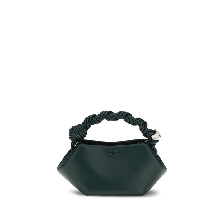 Ganni Bicolor Recycled Leather Shoulder Bag