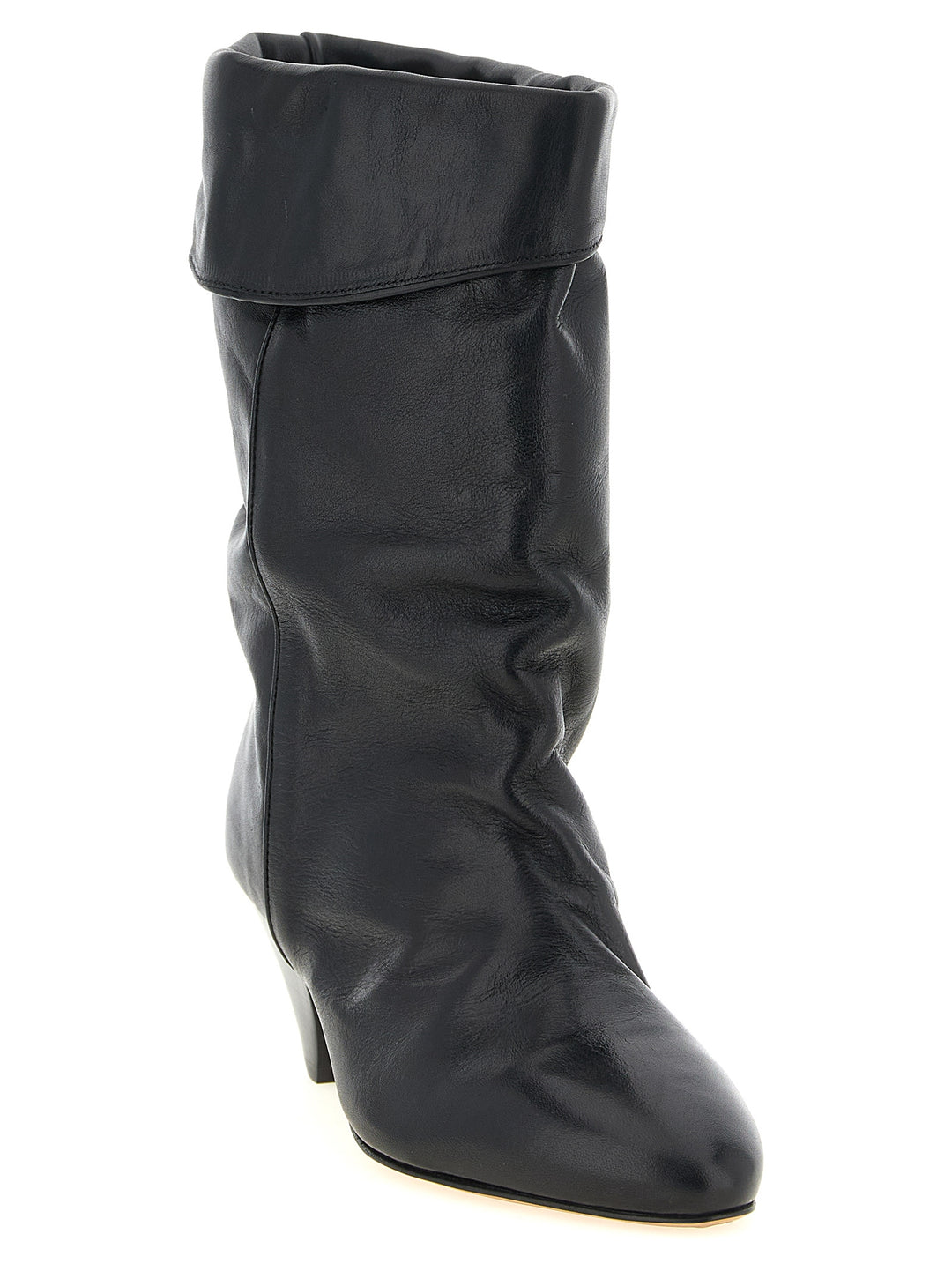 Isabel Marant Black Cowhide Ankle Boots
