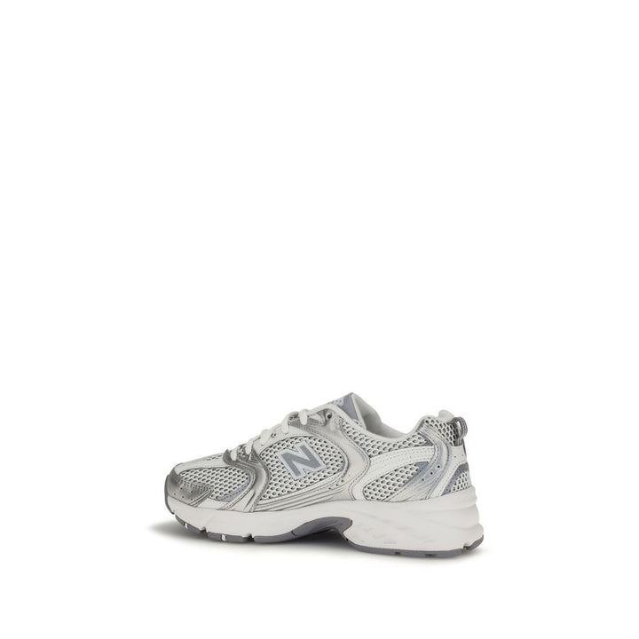 New Balance White Polyamide Athletic Sneakers