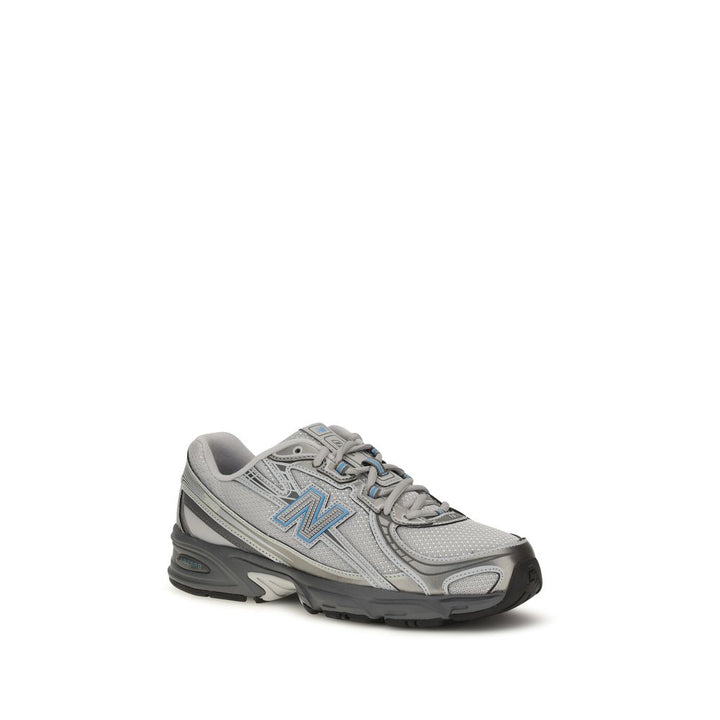 New Balance Gray Fabric Athletic Sneakers