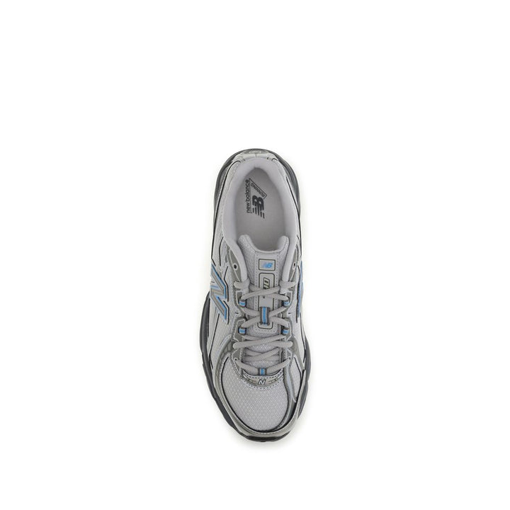 New Balance Gray Fabric Athletic Sneakers