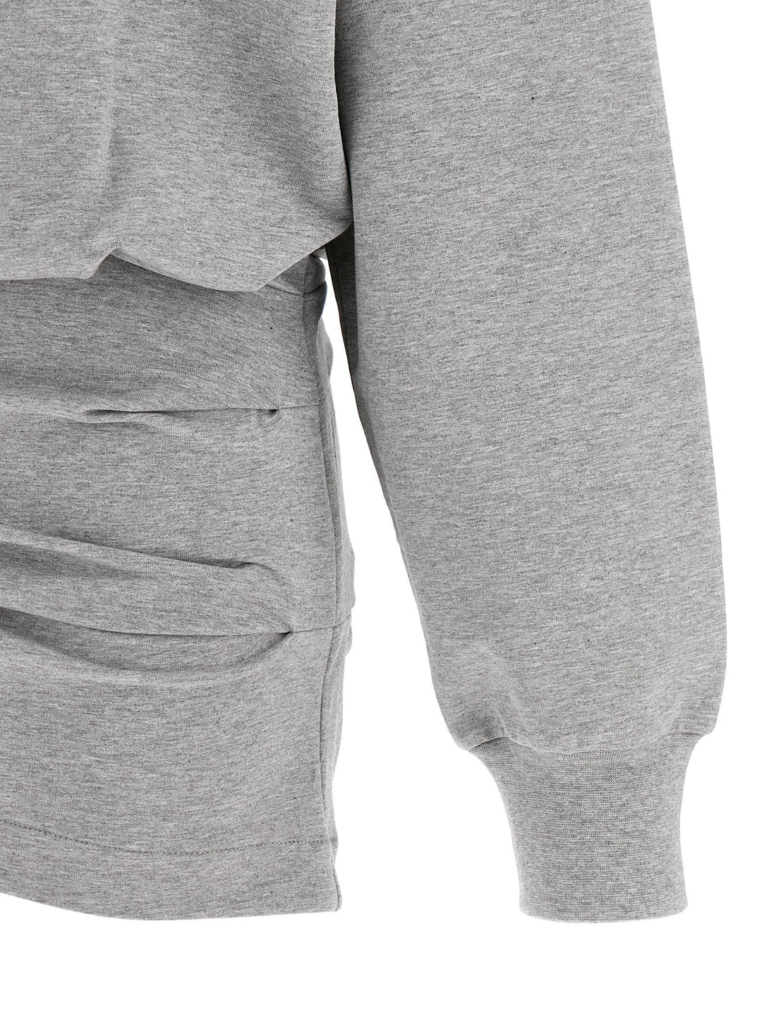 The Attico Gray Cotton Short Dress