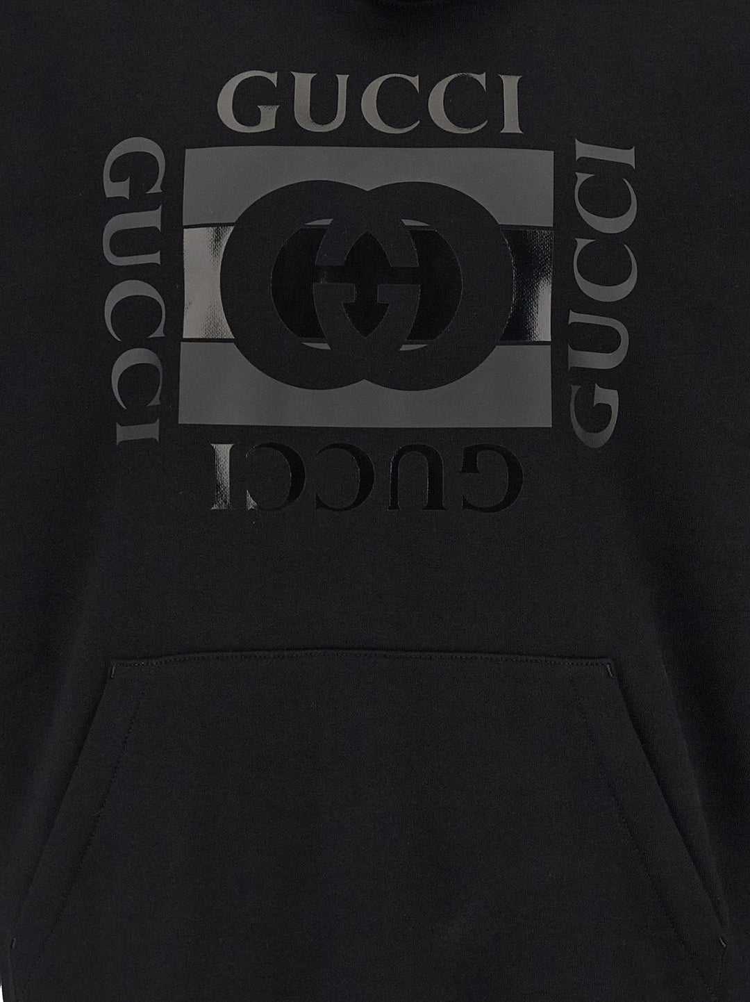 Gucci Black Cotton Sweatshirt