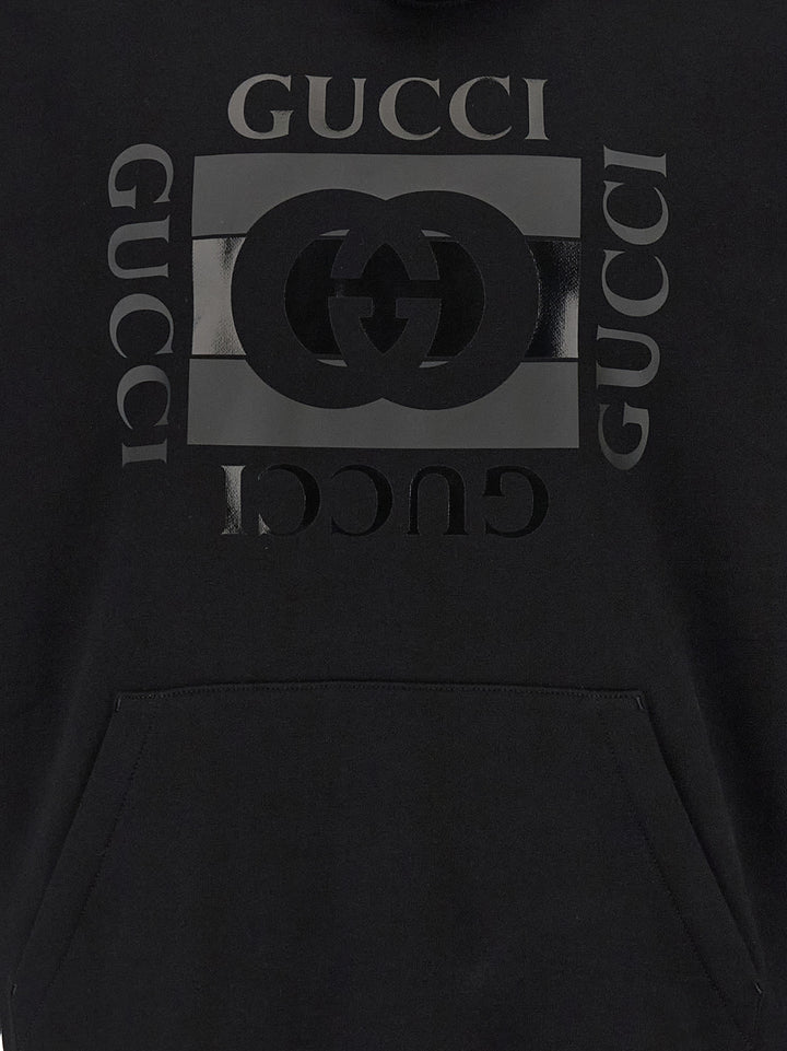 Gucci Black Cotton Sweatshirt