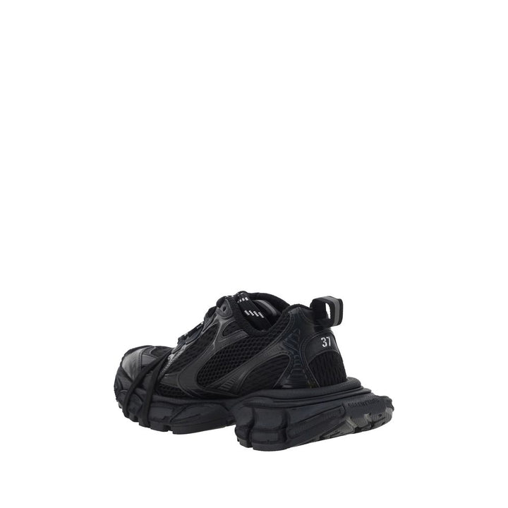 Balenciaga Black Polyurethane Chunky Sneakers