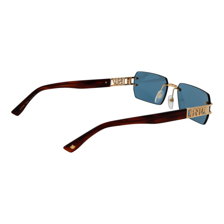 Dsquared² Gold Metal Sunglasses