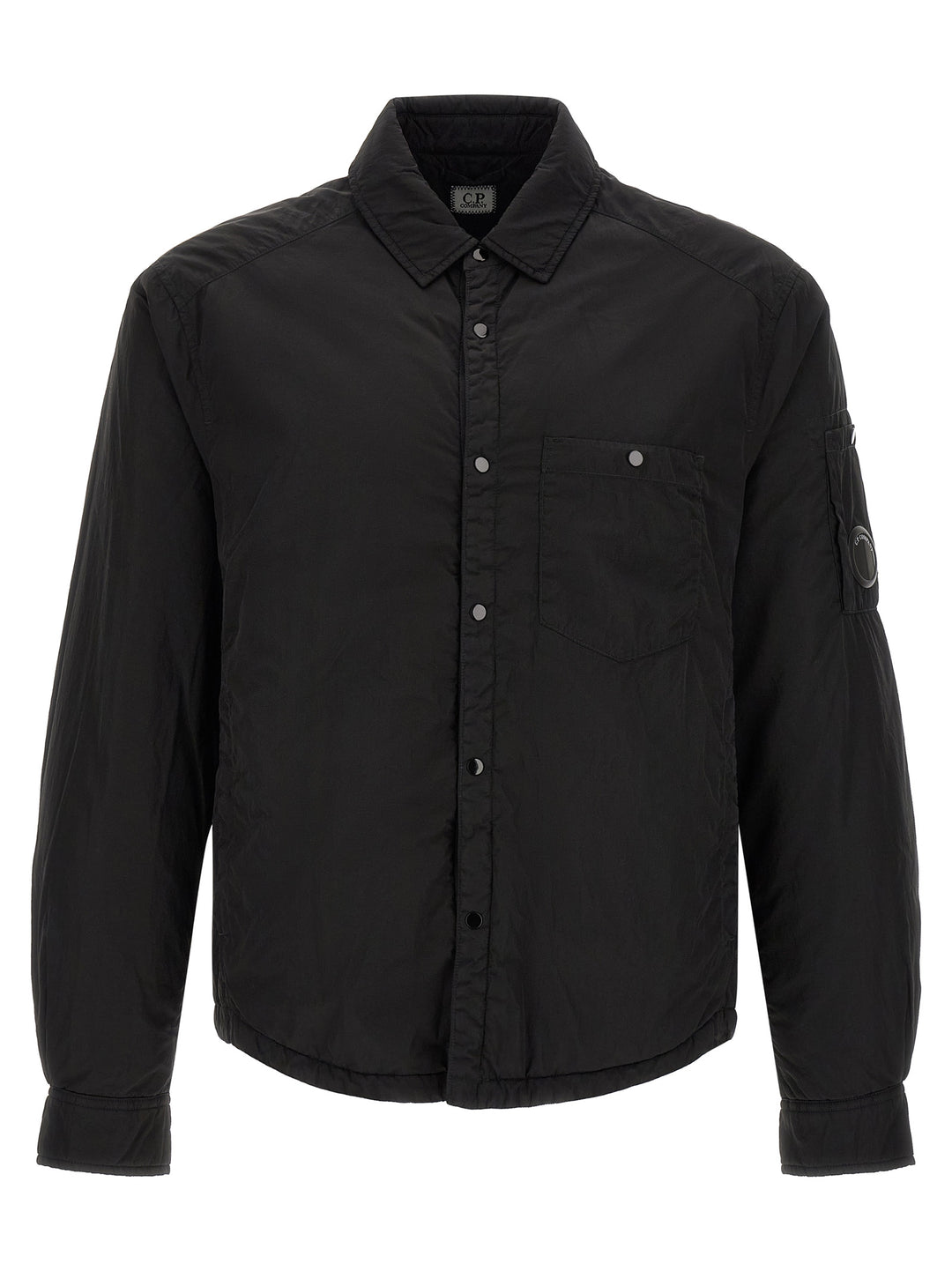 C.P. Company Black Polyamide Full-Length Jacket