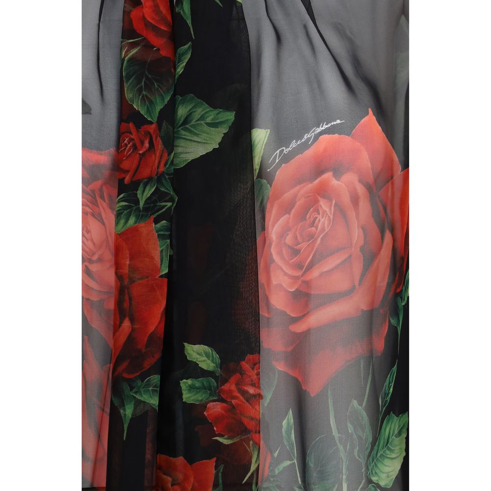 Dolce &amp; Gabbana Black Silk Blouse