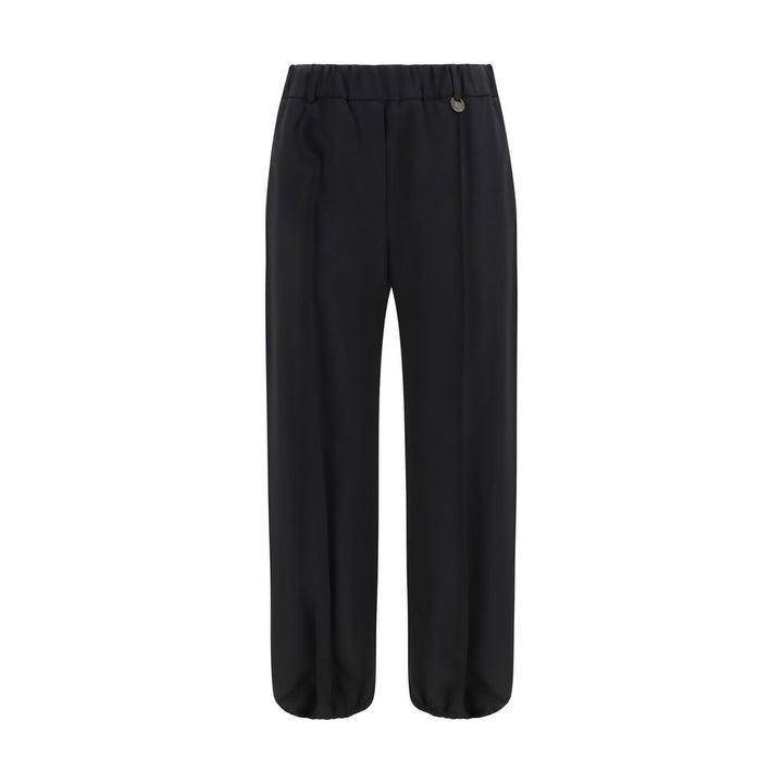Burberry Black Wool Oves Aries Joggers (Workout Pants)
