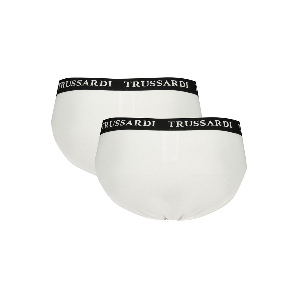 Trussardi Bianco Cotton Men&