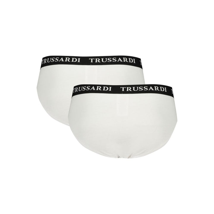 Trussardi Bianco Cotton Men&