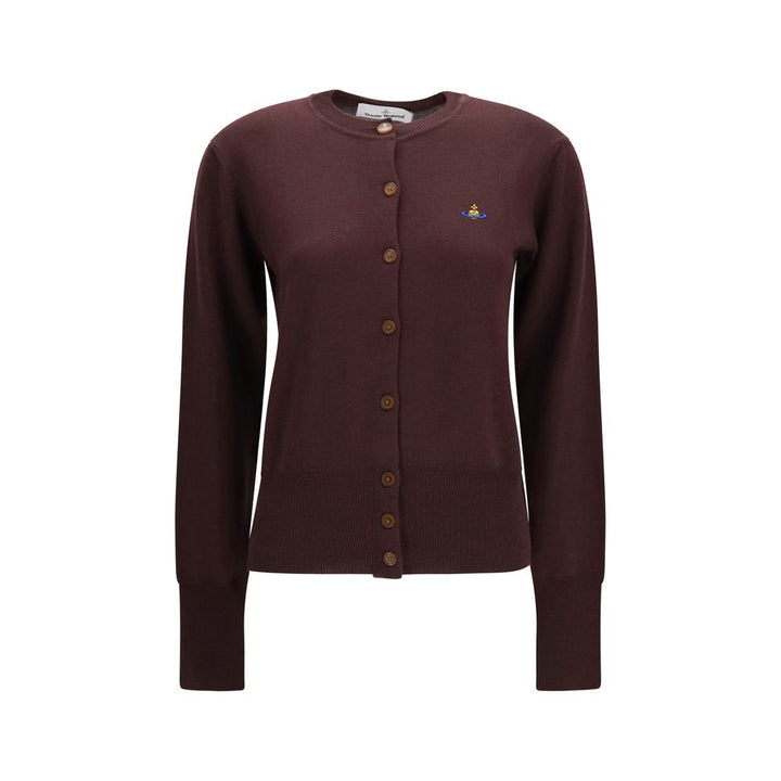 Vivienne Westwood Purple Wool Oves Aries Cardigan