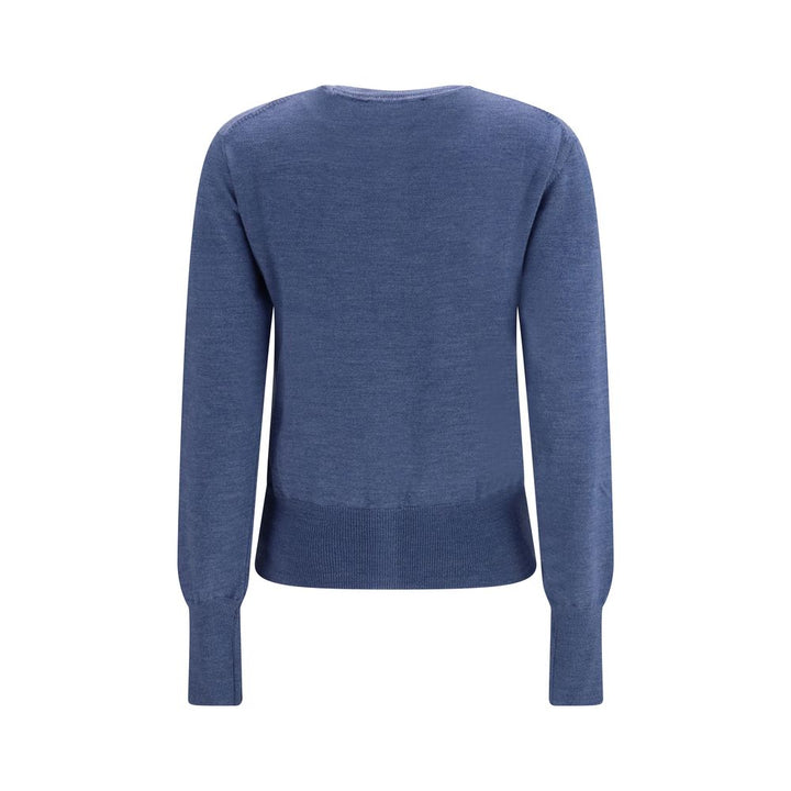 Vivienne Westwood Blue Wool Oves Aries Cardigan