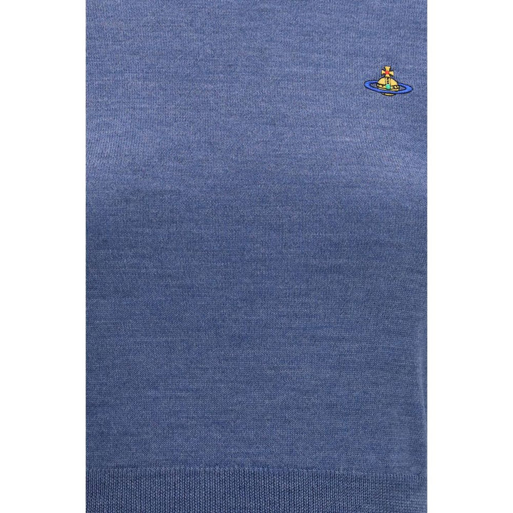 Vivienne Westwood Blue Wool Oves Aries Sweatshirt