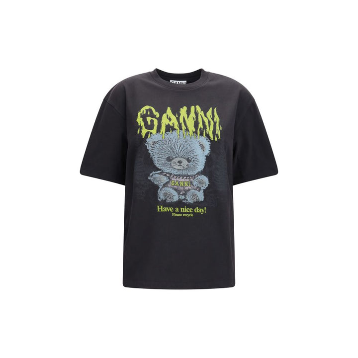 Ganni Gray Cotton Sweatshirt