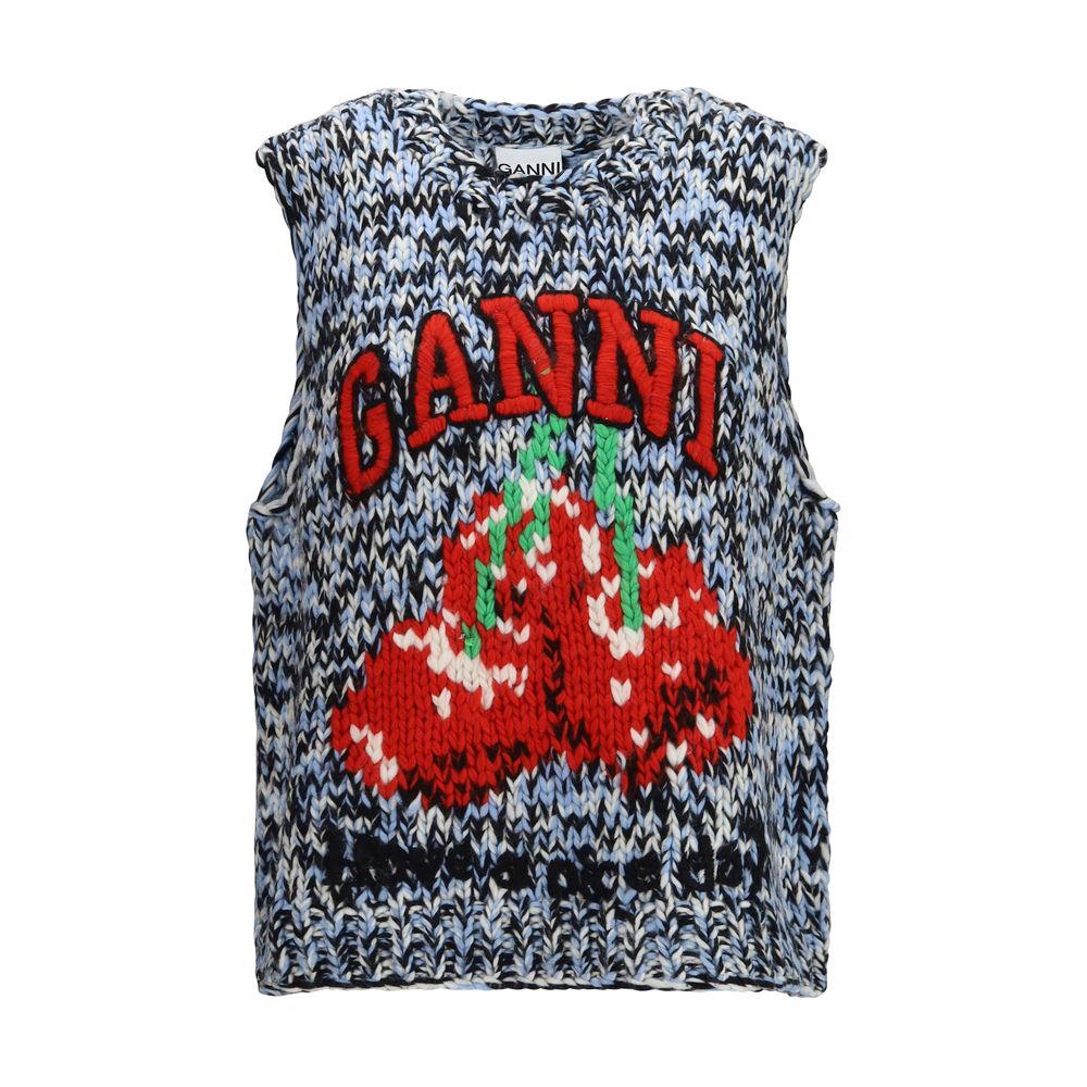Ganni Multicolor Wool Oves Aries Sweatshirt