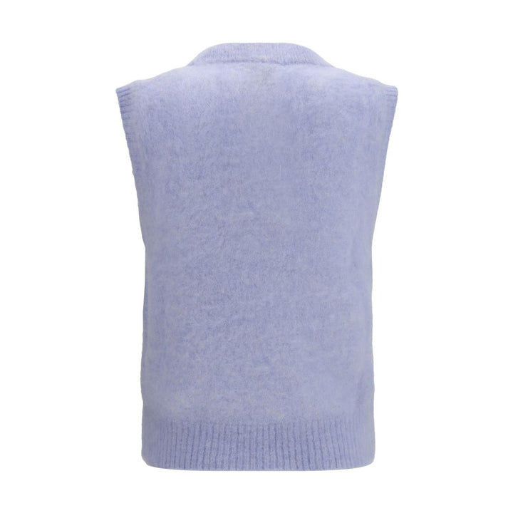 Ganni Blue Alpaca Vicugna Pacos Sweatshirt