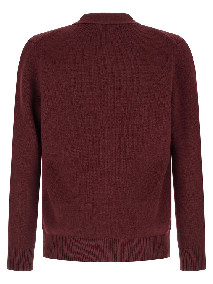 Gucci Bordeaux Cashmere Cardigan