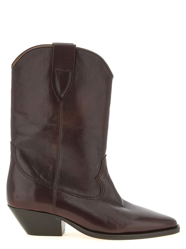 Isabel Marant Brown Cowhide Chelsea Boots