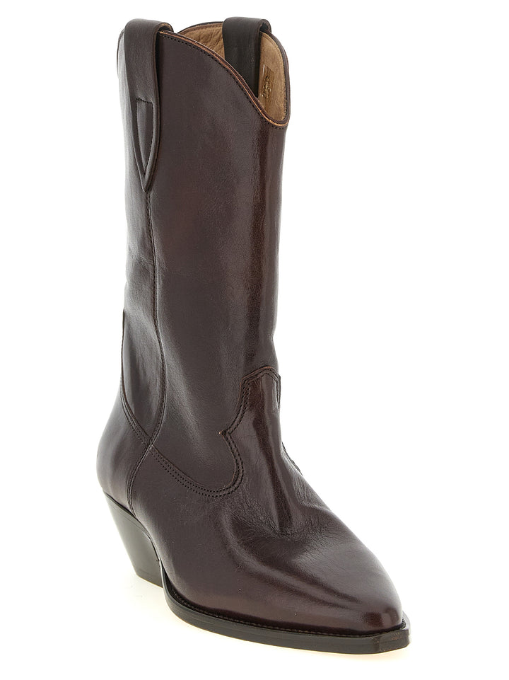 Isabel Marant Brown Cowhide Chelsea Boots