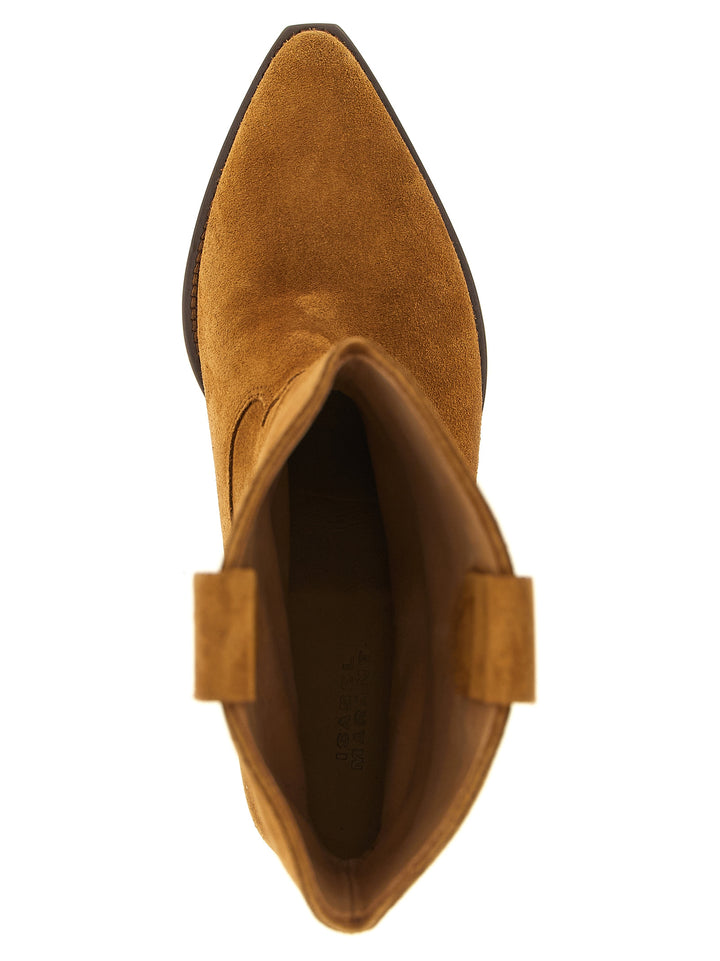 Isabel Marant Brown Cowhide Chelsea Boots