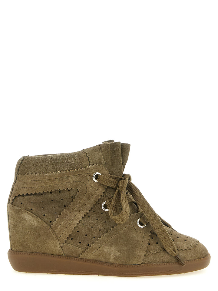 Isabel Marant Beige Cowhide Sneakers