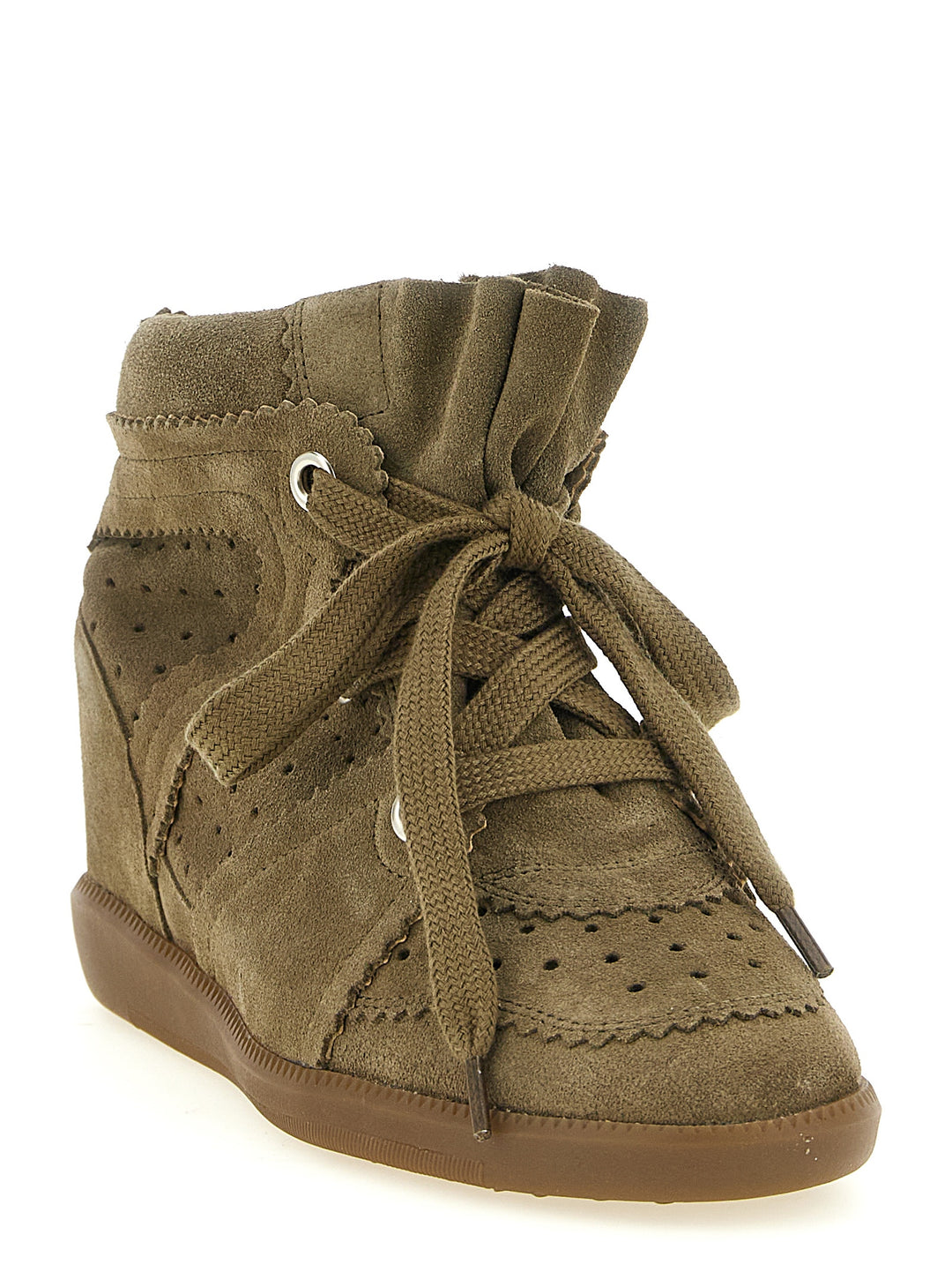 Isabel Marant Beige Cowhide Sneakers