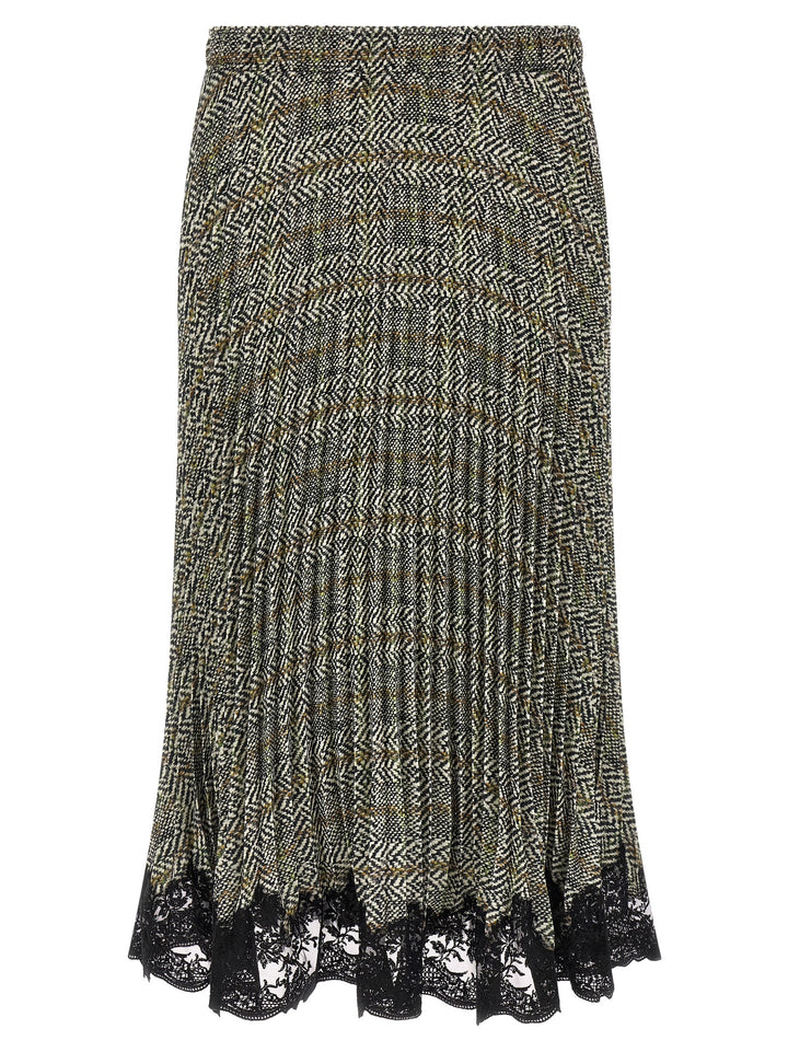 Ermanno Scervino Multicolor Polyester Midi Skirt