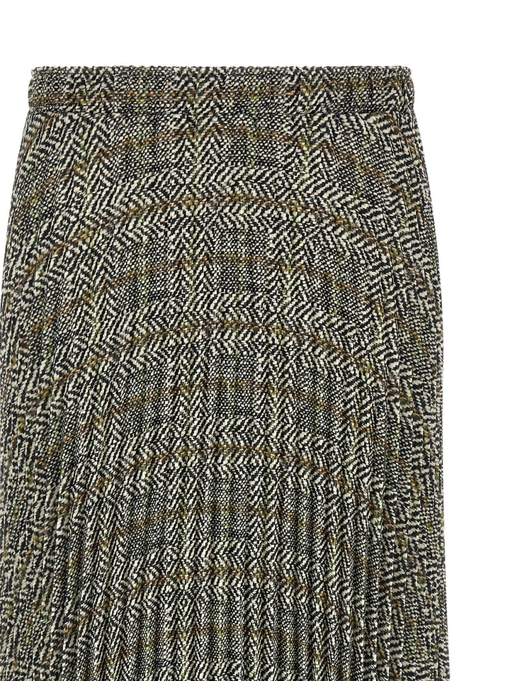 Ermanno Scervino Multicolor Polyester Midi Skirt