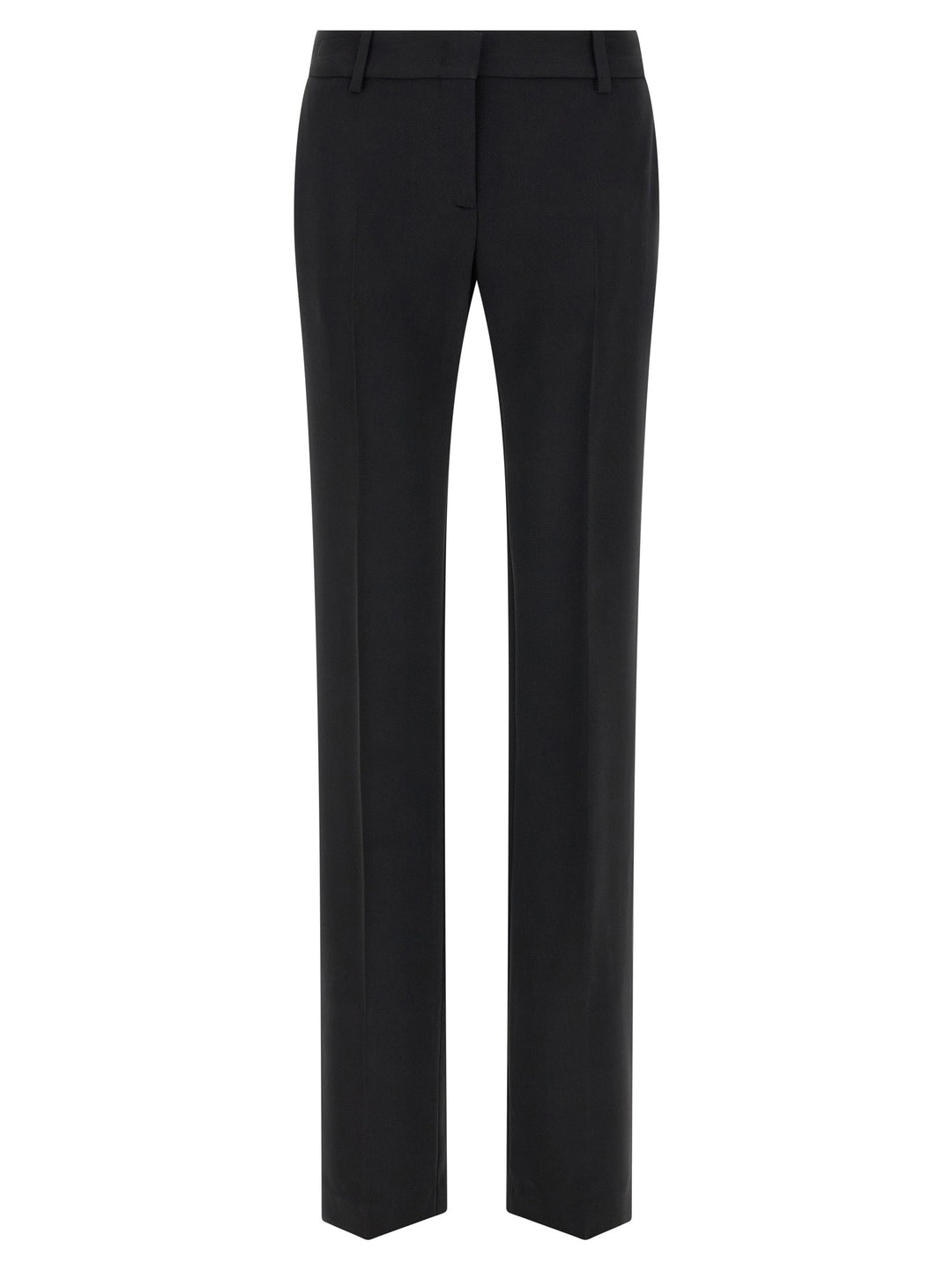 Ermanno Scervino Black Viscose Dress Pants