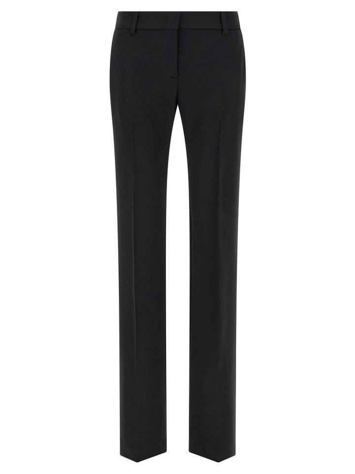 Ermanno Scervino Black Viscose Dress Pants