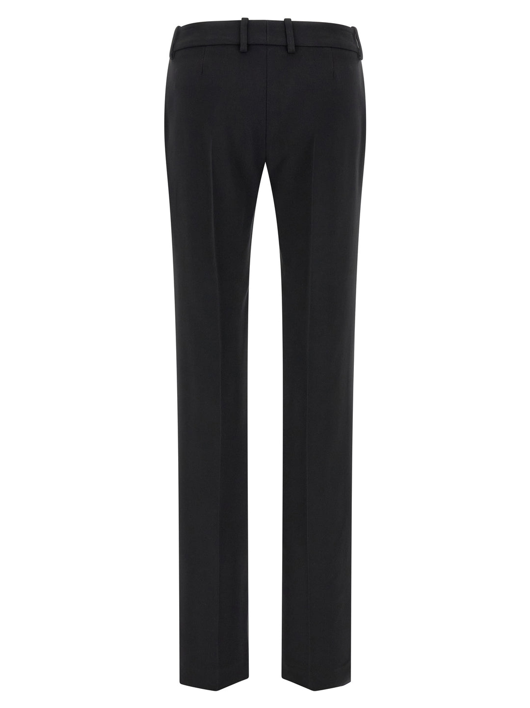Ermanno Scervino Black Viscose Dress Pants