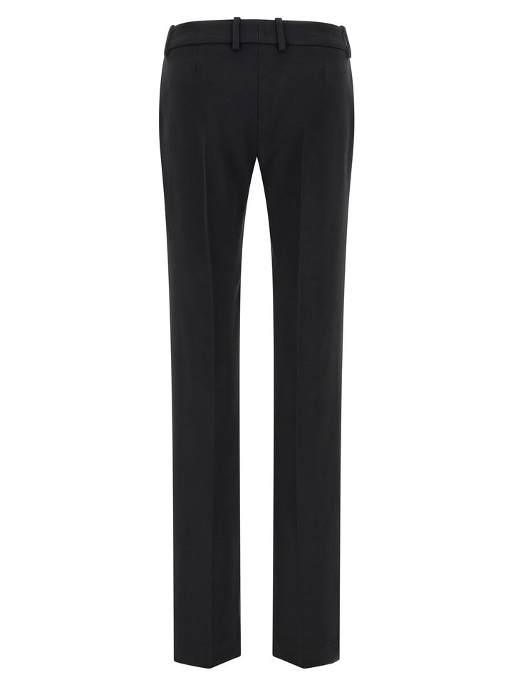 Ermanno Scervino Black Viscose Dress Pants