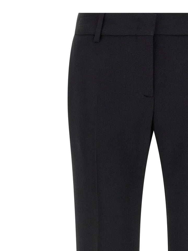 Ermanno Scervino Black Viscose Dress Pants