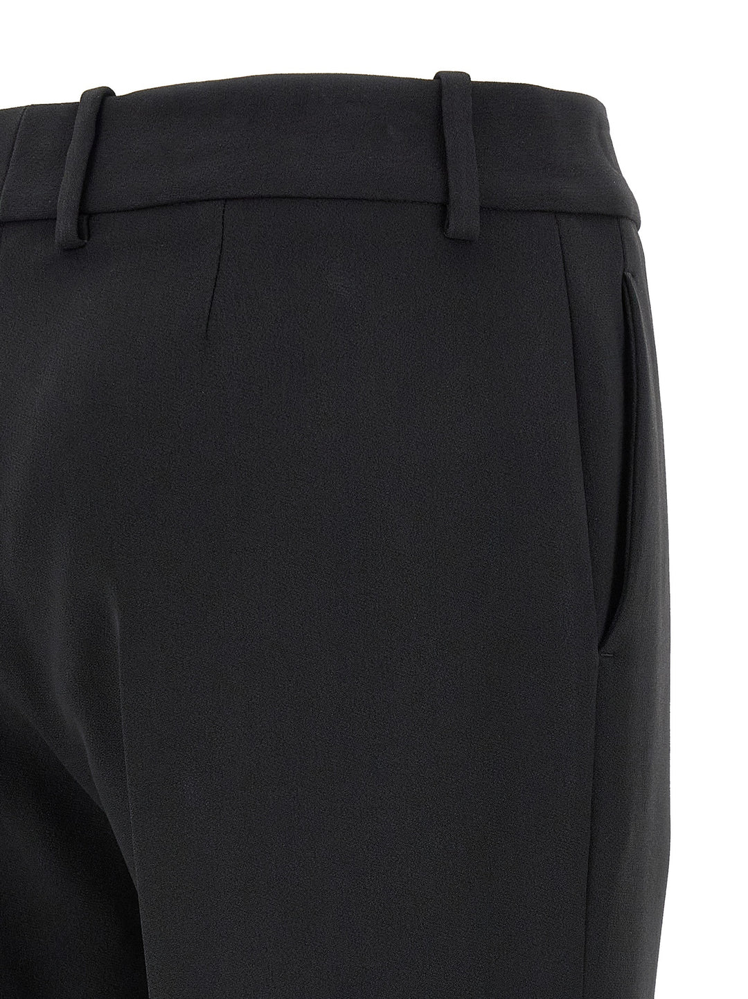 Ermanno Scervino Black Viscose Dress Pants