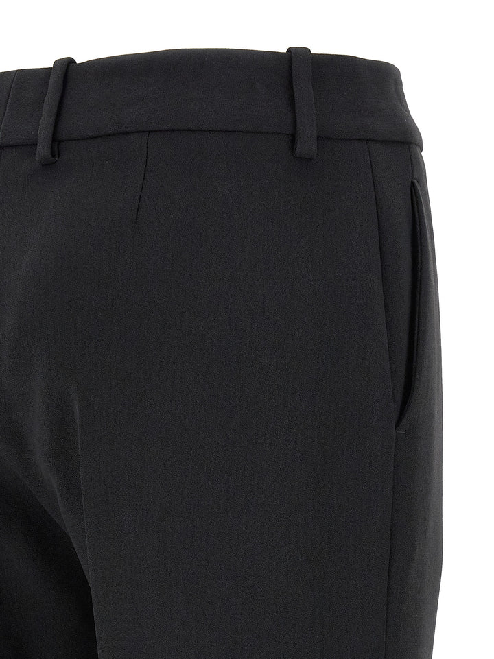 Ermanno Scervino Black Viscose Dress Pants