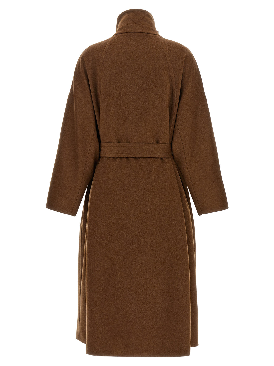 Alberto Biani Brown Wool Coat