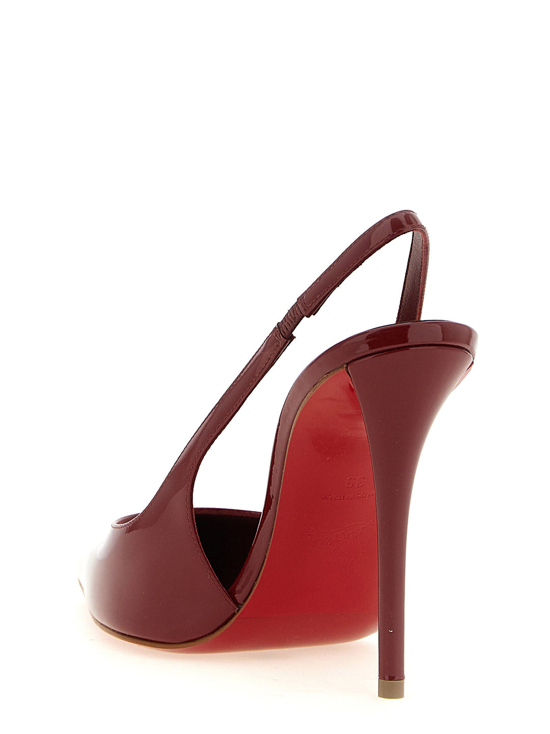 Christian Louboutin Red Calfskin High Heel Pumps