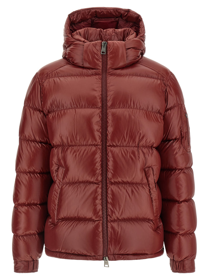 Herno Bordeaux Polyamide Full-Length Jacket
