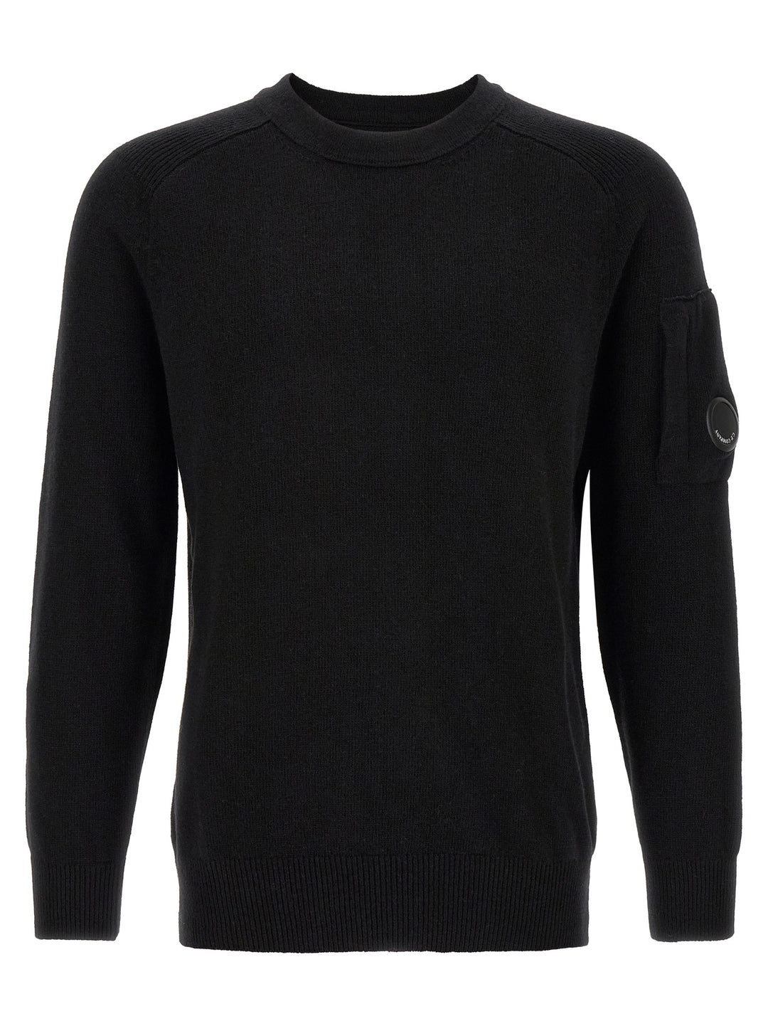 C.P. Company Black Wool Cardigan