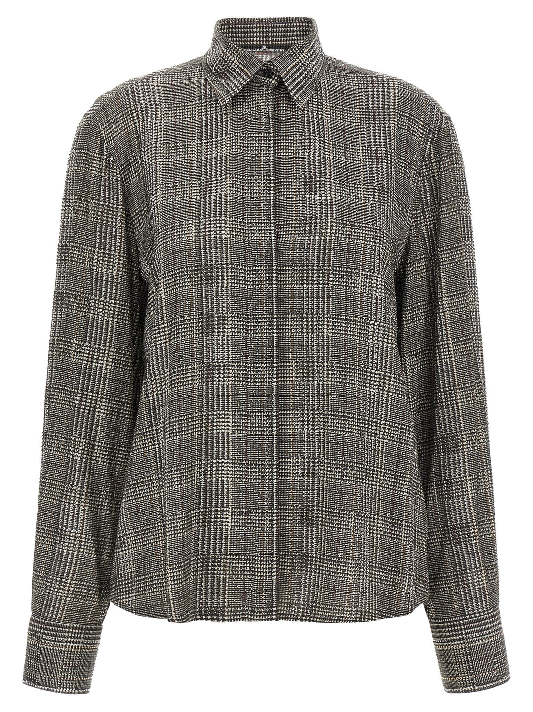 Ermanno Scervino Gray Viscose Blouse