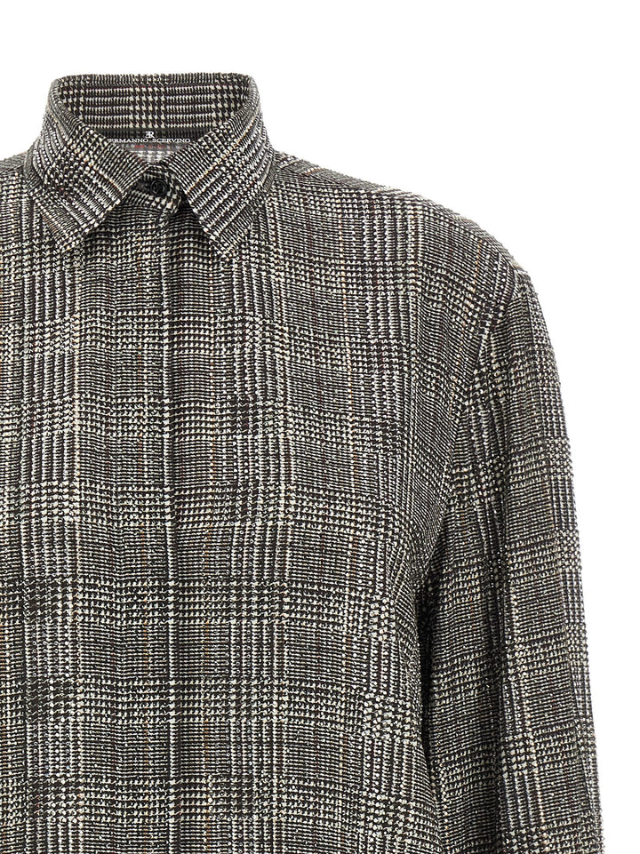 Ermanno Scervino Gray Viscose Blouse