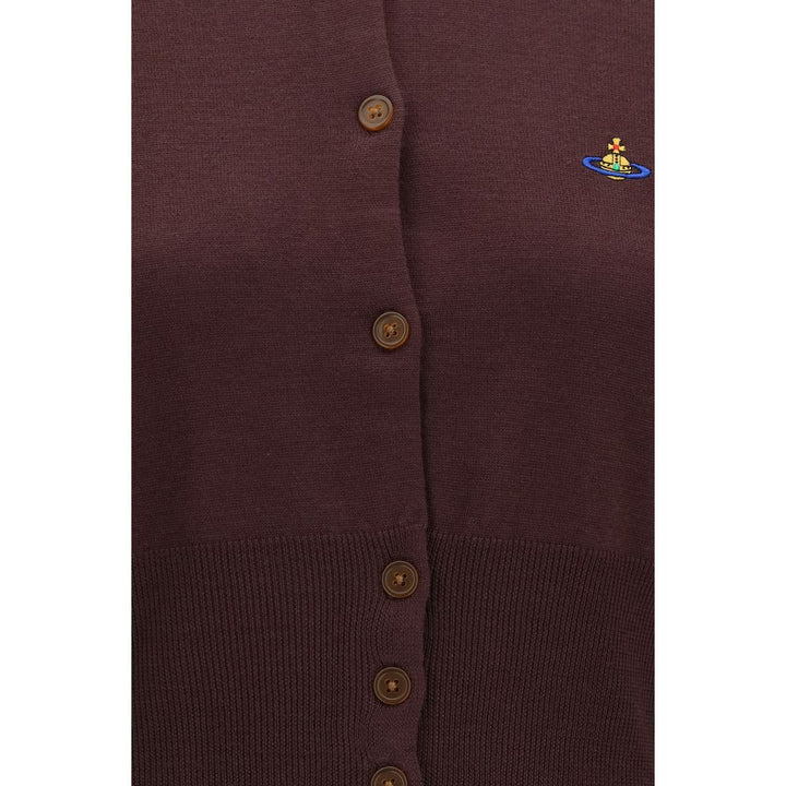 Vivienne Westwood Purple Silk Cardigan