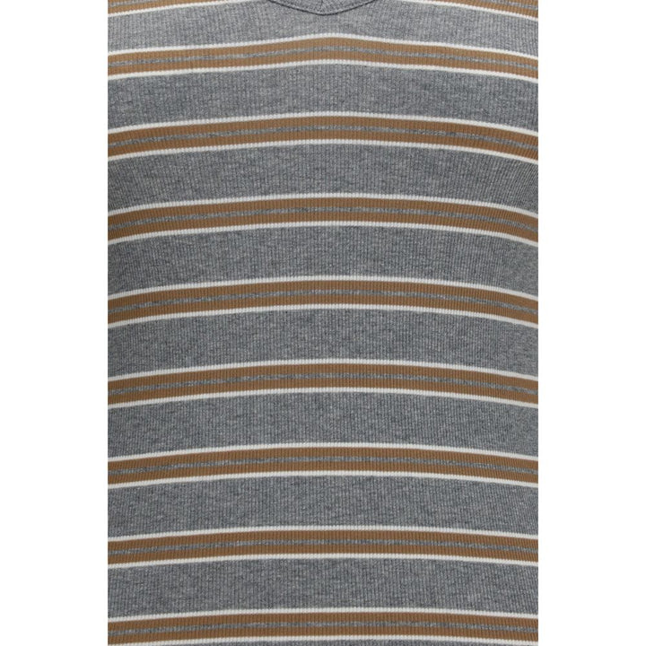 Ganni Gray Cotton Sportswear